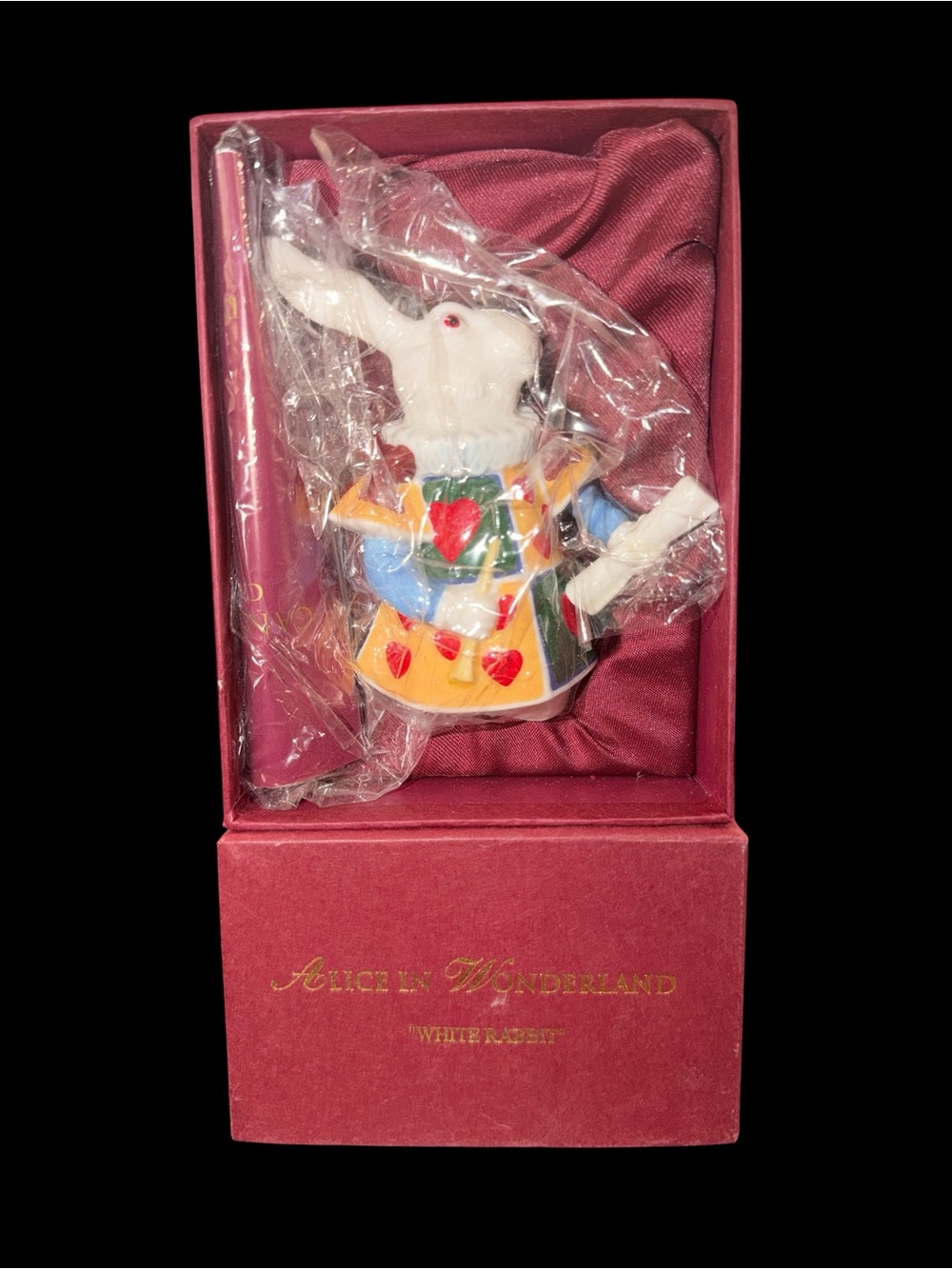 Dept 56 Candle Crown Collection Alice in Wonderland White Rabbit
